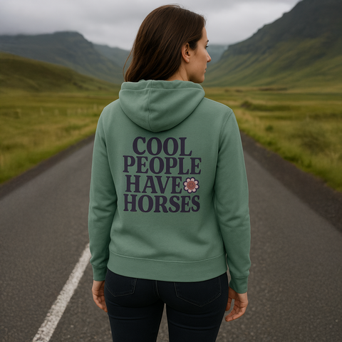 'cool people - flower power' | hoodie