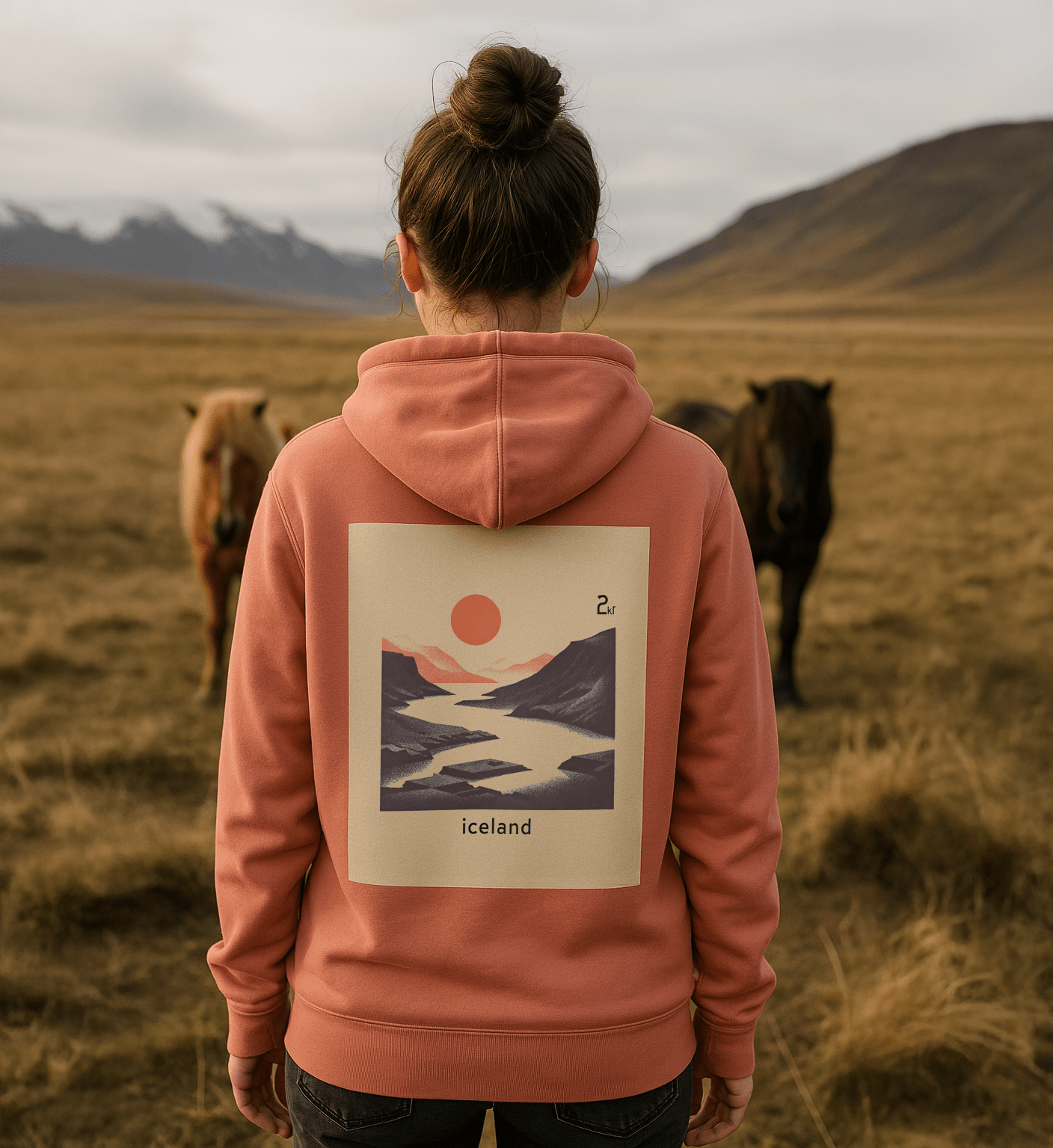 'icelandic peachy stamp' | hoodie