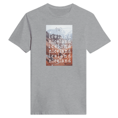 'iceland niceland' | figurbetontes basic-shirt aus baumwolle