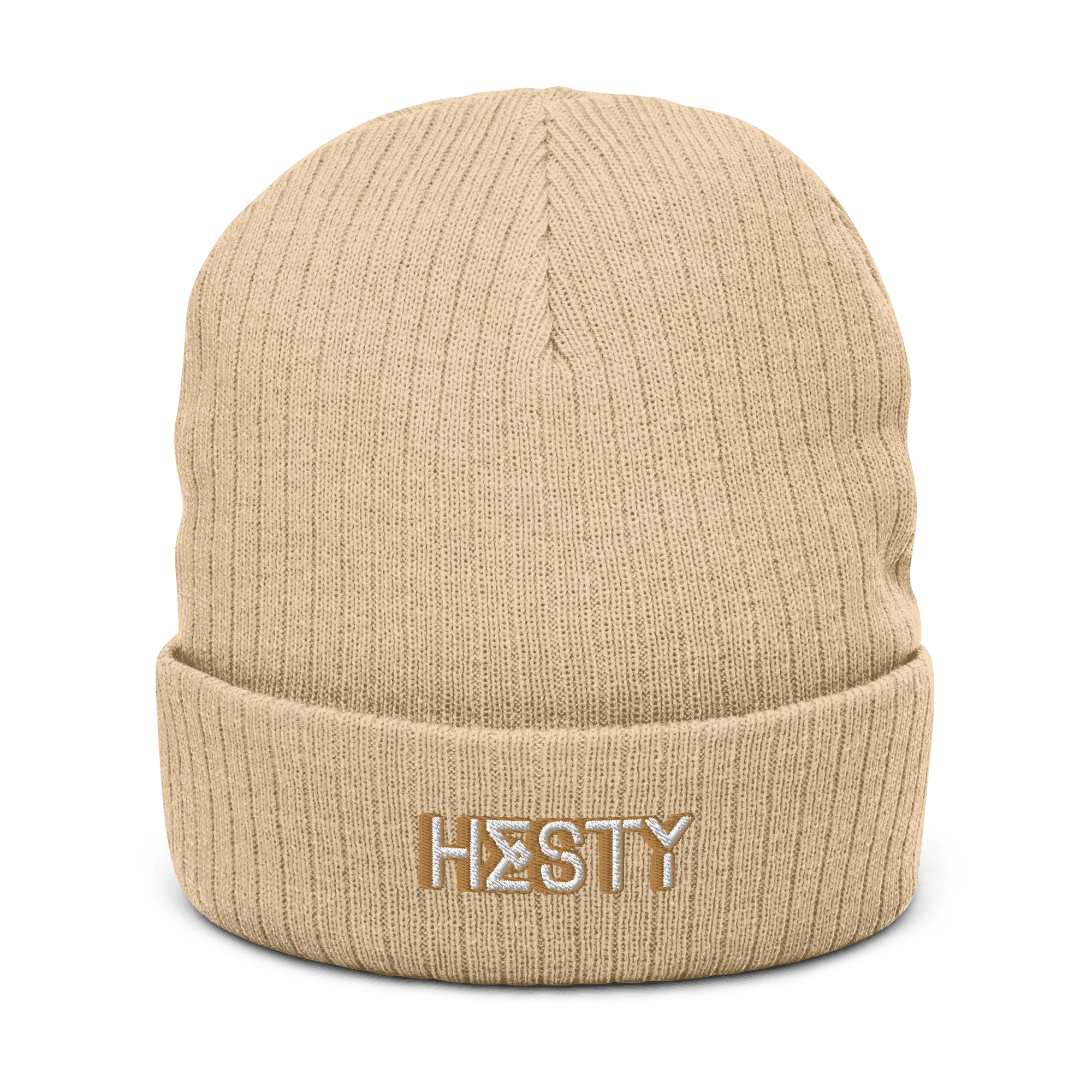 'hesty 3D logo' | beanie stick in 2 farben