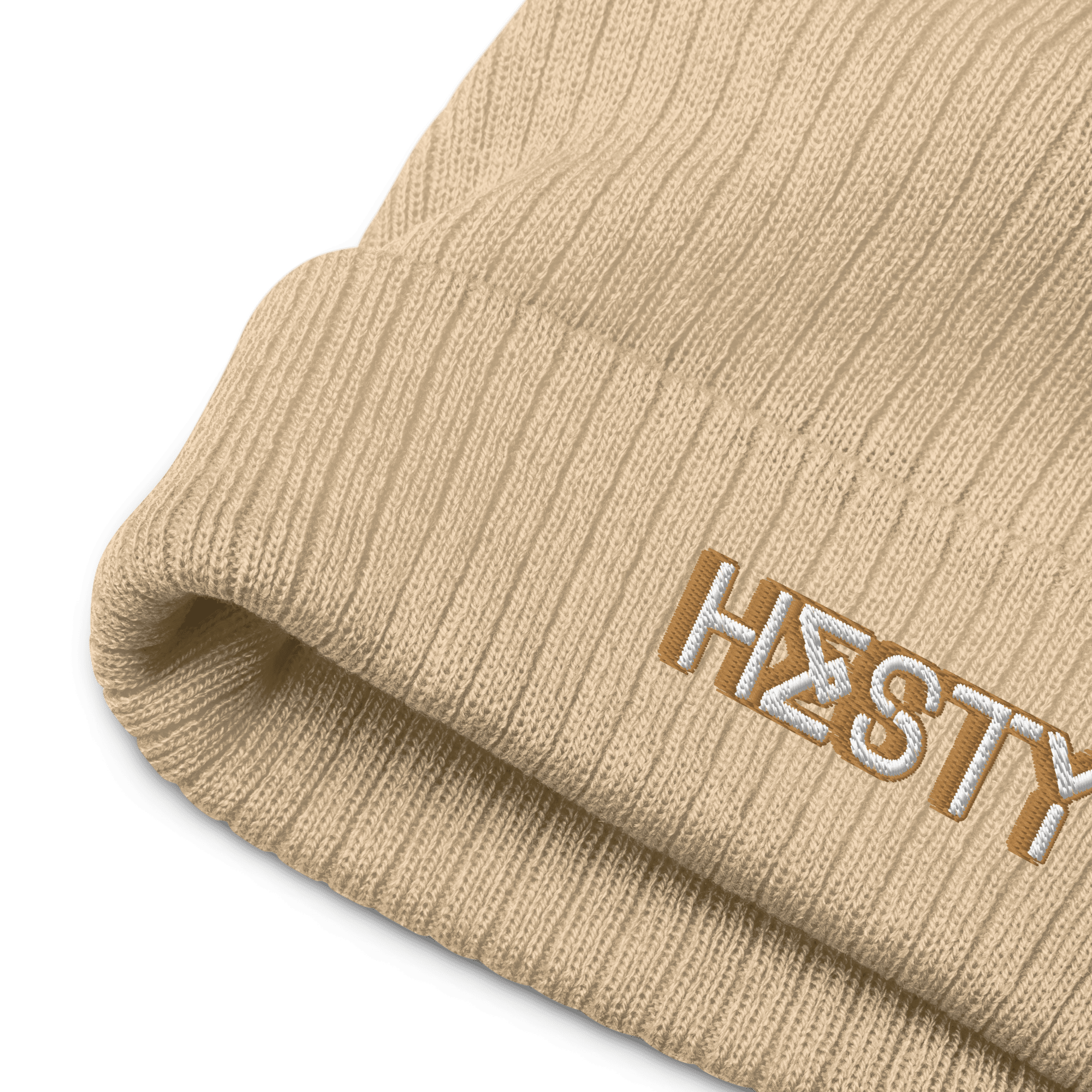 'hesty 3D logo' | beanie stick in 2 farben