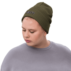 'hesty 3D logo' | beanie stick in 2 farben