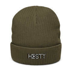 'hesty 3D logo' | beanie stick in 2 farben