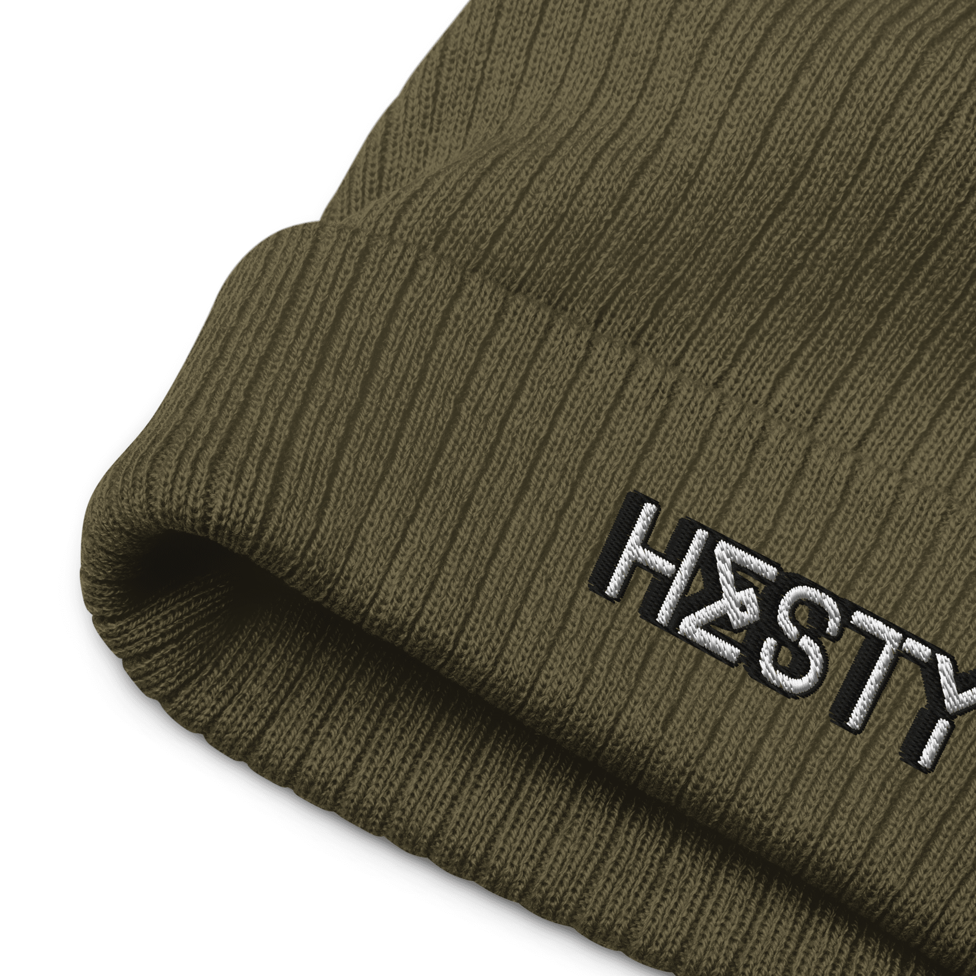 'hesty 3D logo' | beanie stick in 2 farben