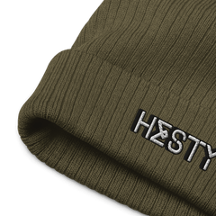 'hesty 3D logo' | beanie stick in 2 farben