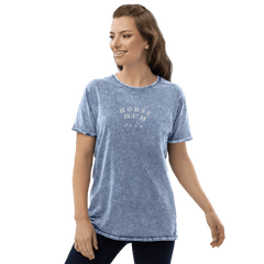 'horse mum club' | besticktes baumwoll-shirt