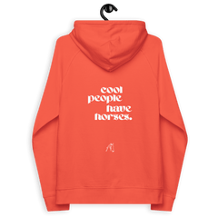 'cool people have horses' | hoody aus 100 % bio-baumwolle