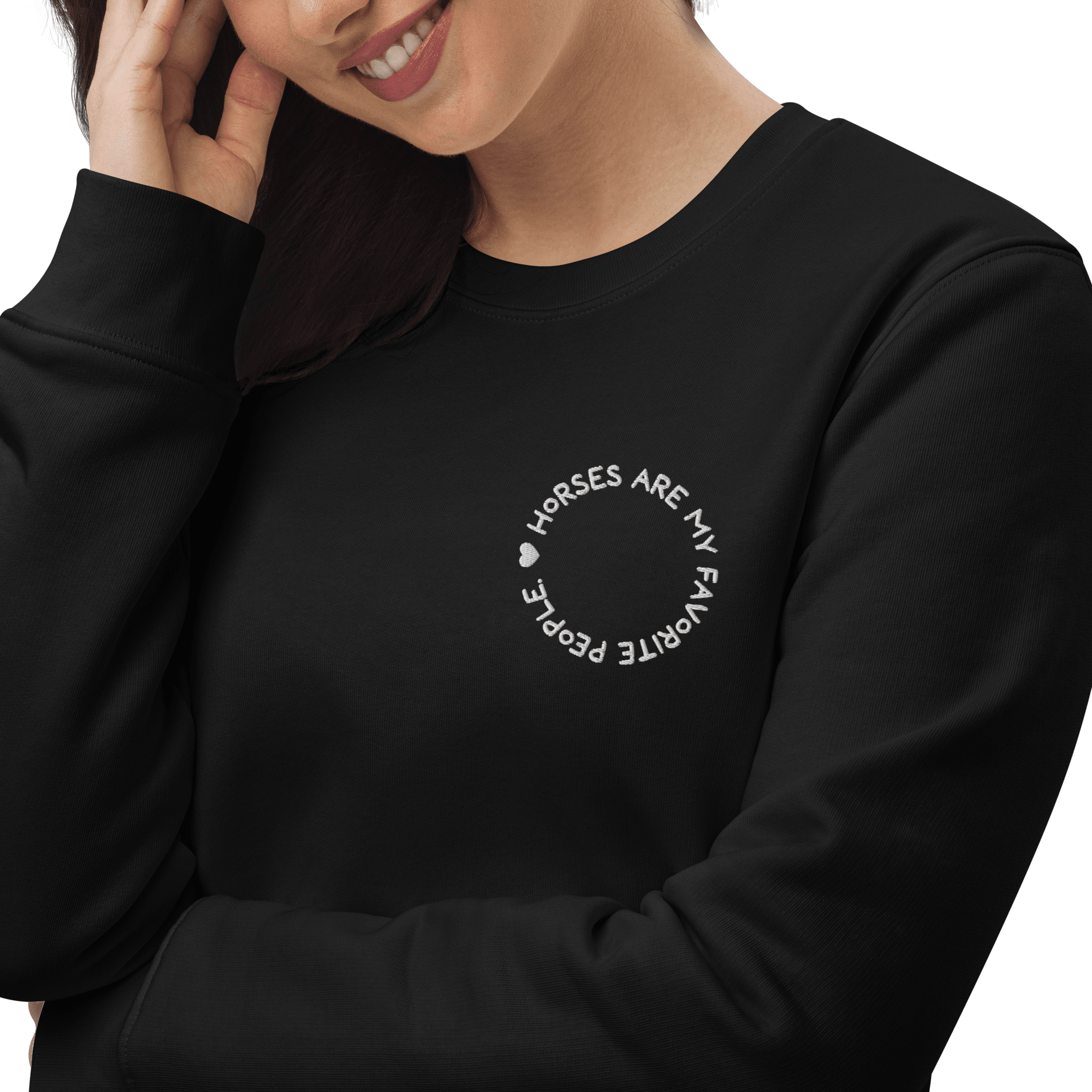 'horses are my favorite people' | bio-sweatshirt