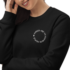 'horses are my favorite people' | bio-sweatshirt