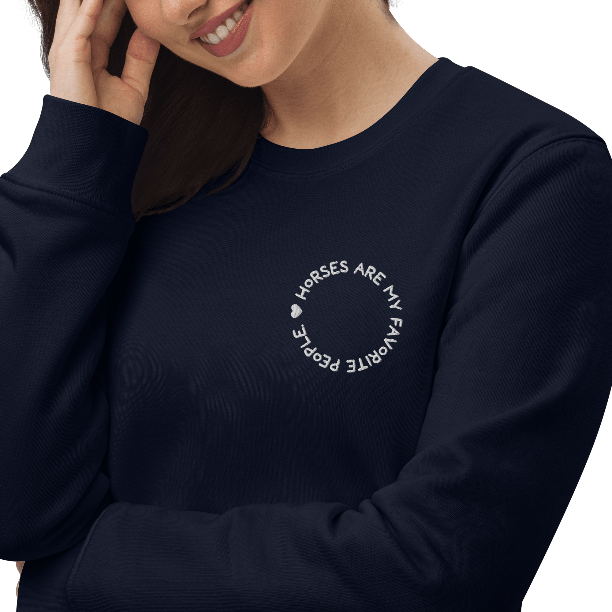 'horses are my favorite people' | bio-sweatshirt