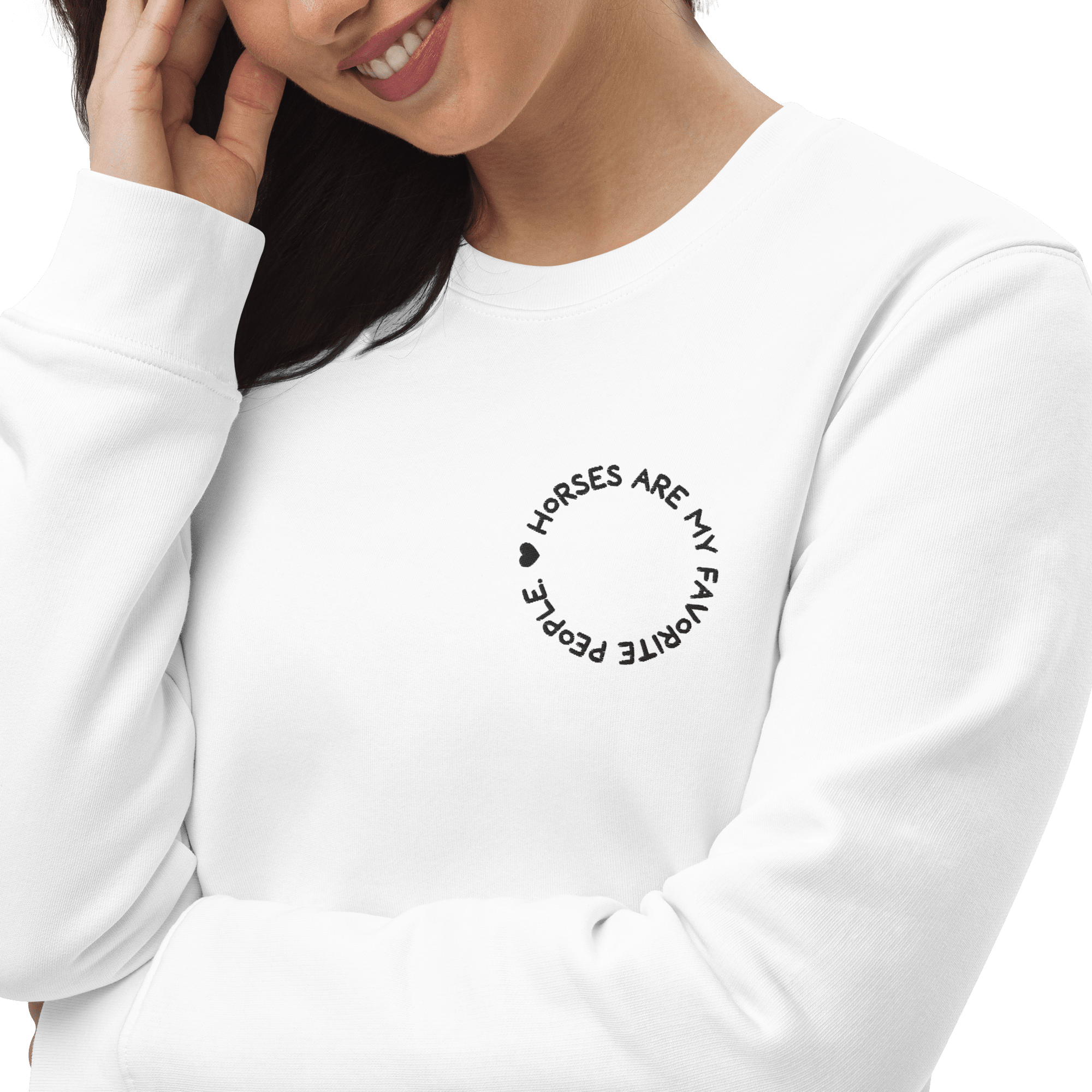 'horses are my favorite people' | bio-sweatshirt