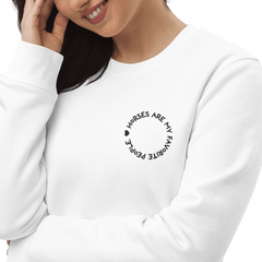 'horses are my favorite people' | bio-sweatshirt