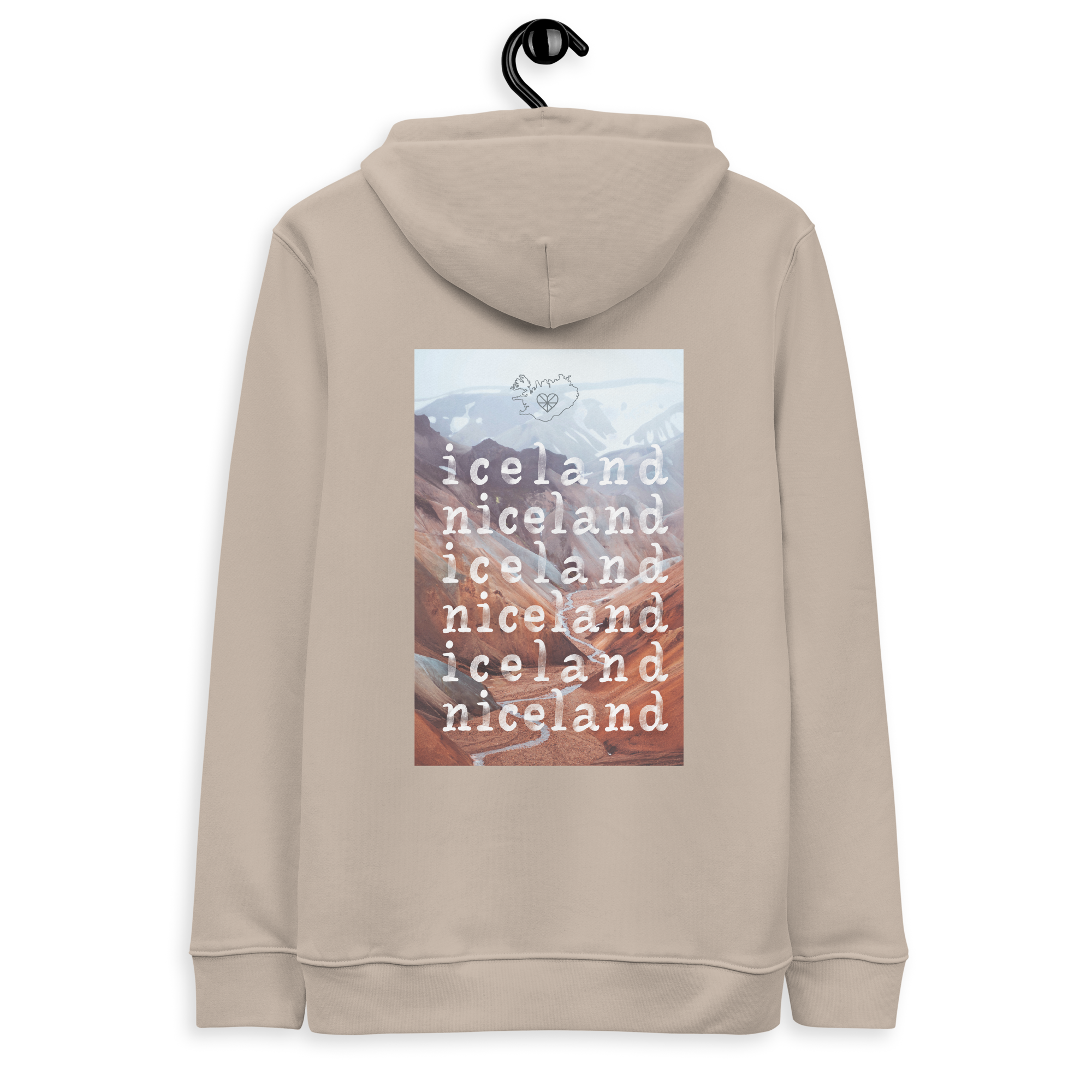 'iceland niceland' | hoodie aus bio-baumwolle