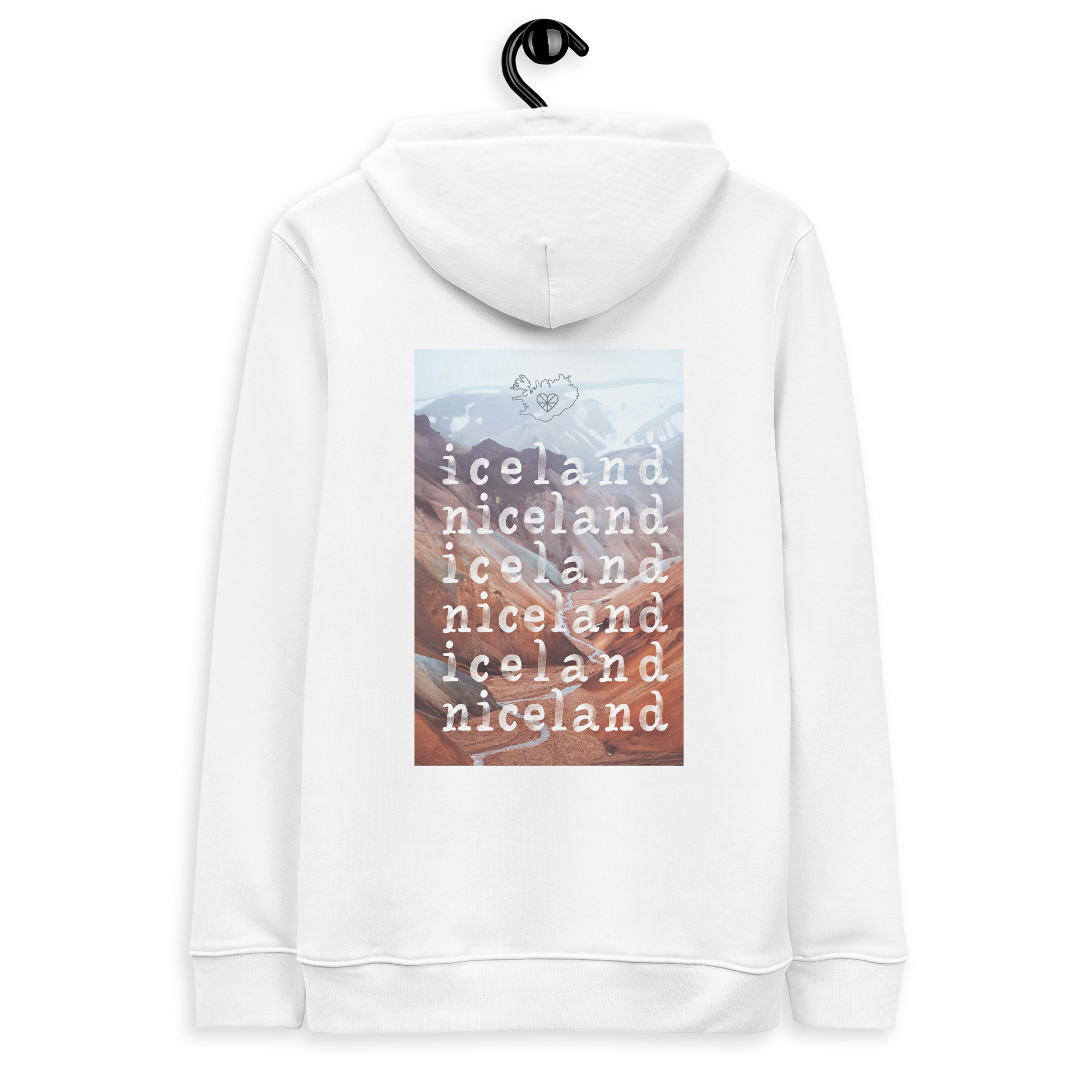 'iceland niceland' | hoodie aus bio-baumwolle