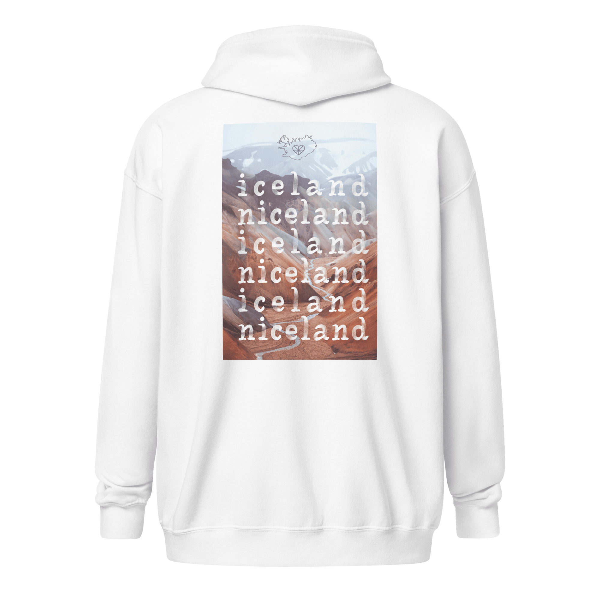 'iceland niceland' | zip-hoody