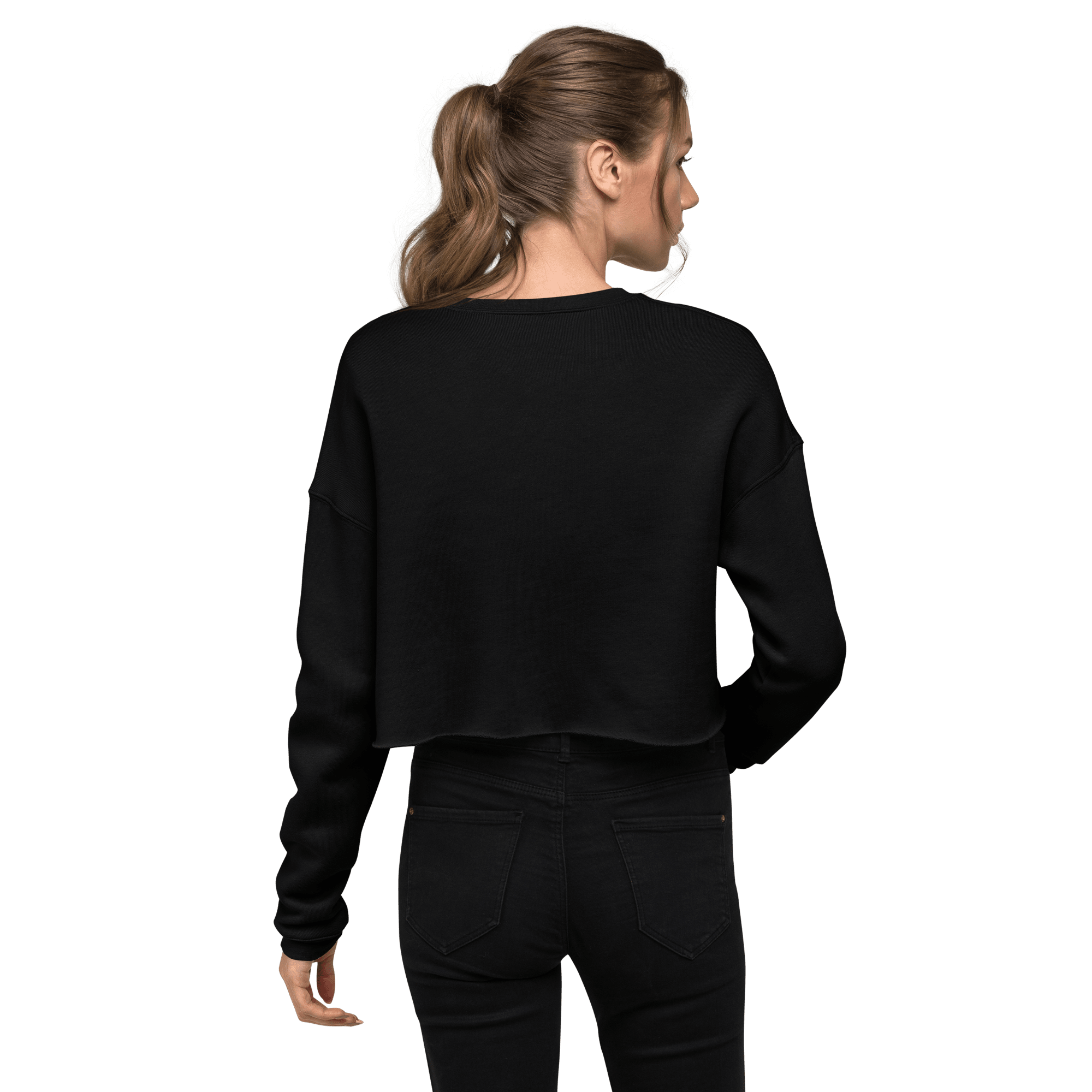 'horse mom' | cropped fleece-pullover stick