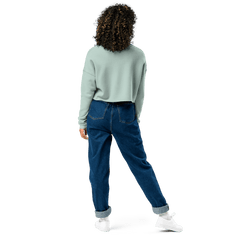 'horse mom' | cropped fleece-pullover stick