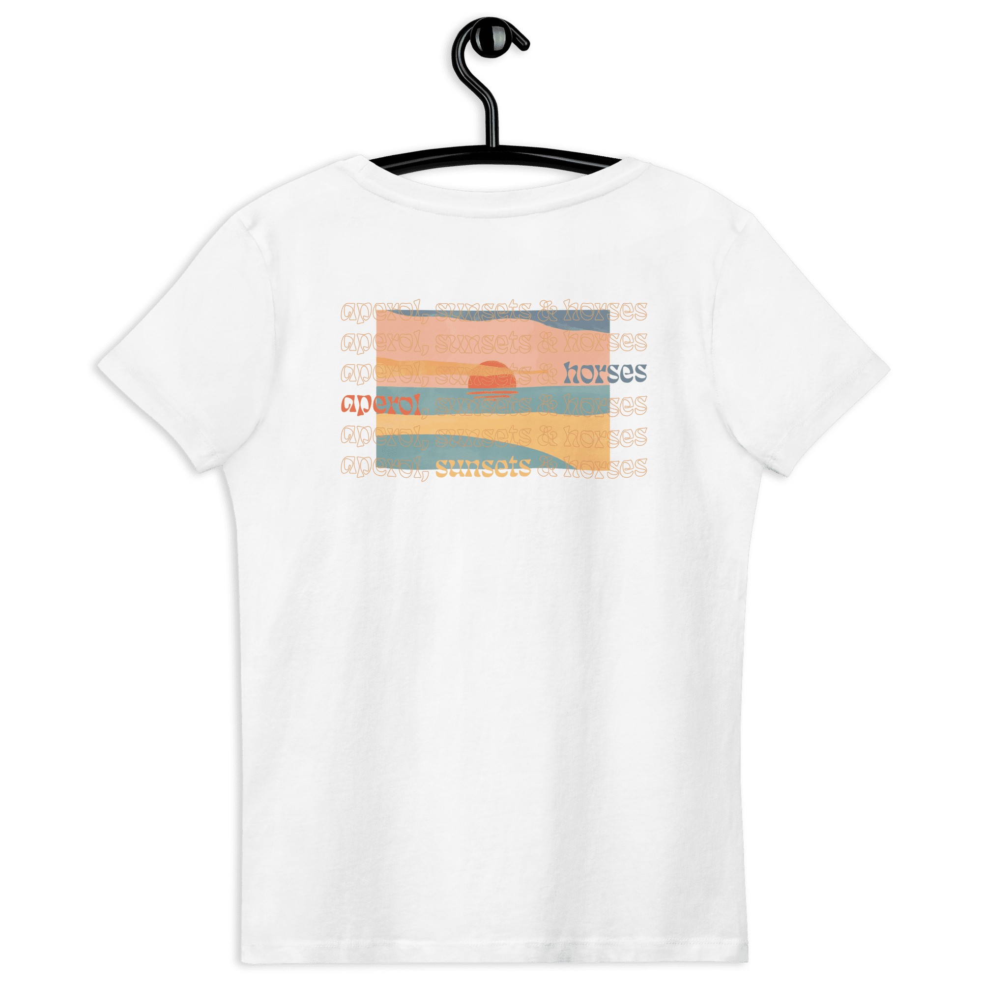 'aperol, sunsets & horses' | shirt aus bio-baumwolle