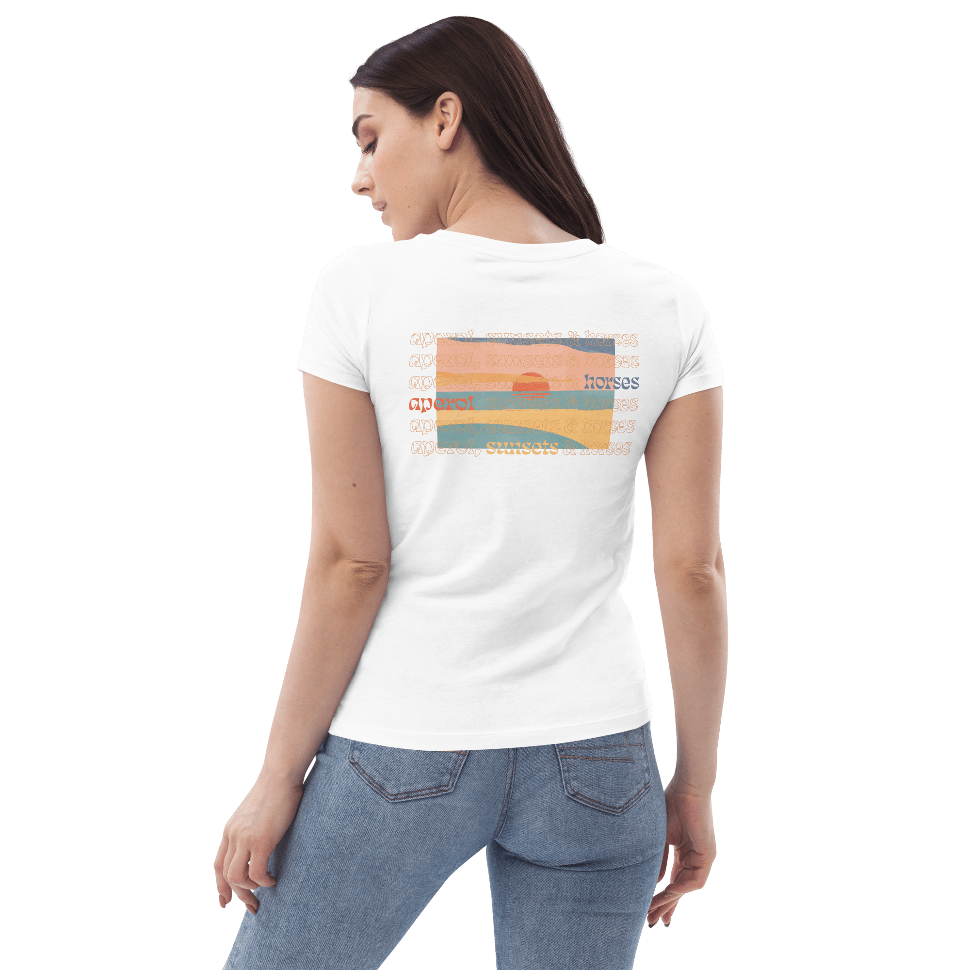 'aperol, sunsets & horses' | shirt aus bio-baumwolle